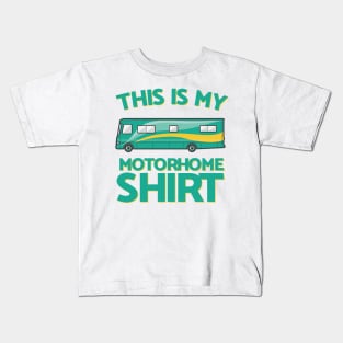This Is My Motorhome Shirt Kids T-Shirt